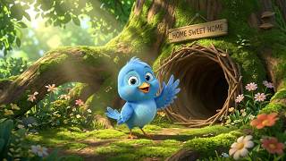 Beautiful Tiny Blue Bird Home | Emotional Story | Forest Stories