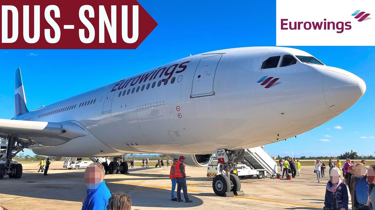 Eurowings Long Haul A330 0 Economy Tripreport Dusseldorf Santa Clara Cuba Ew 1138 4k Youtube