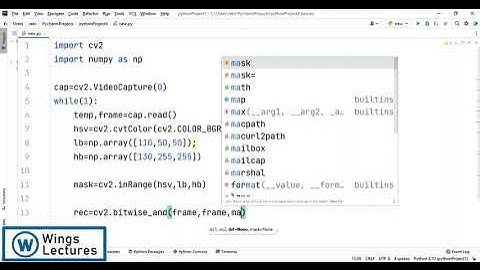 Color Detection using OpenCV #opencv #camera #python #color #detection