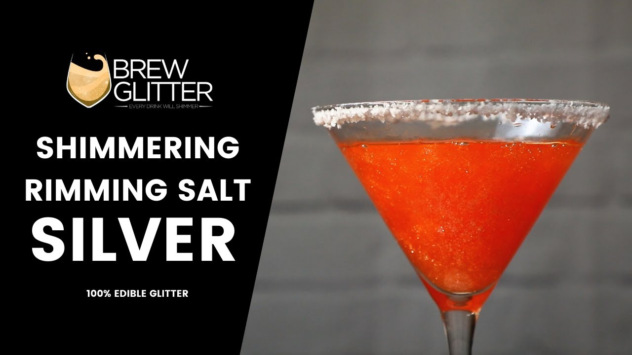 Brew Glitter | NEW Silver Shimmer Cocktail Rimming Salt