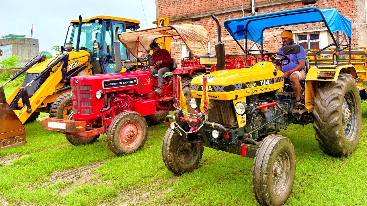 High Load Tractor Pulling Power Test | Mahindra 275 Di | ALT Tractor | Tractor Video | Jcb Video