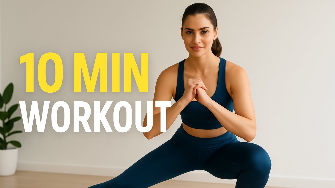 10 MINUTES MORNING WORKOUT NO JUMPING NO REPEAT