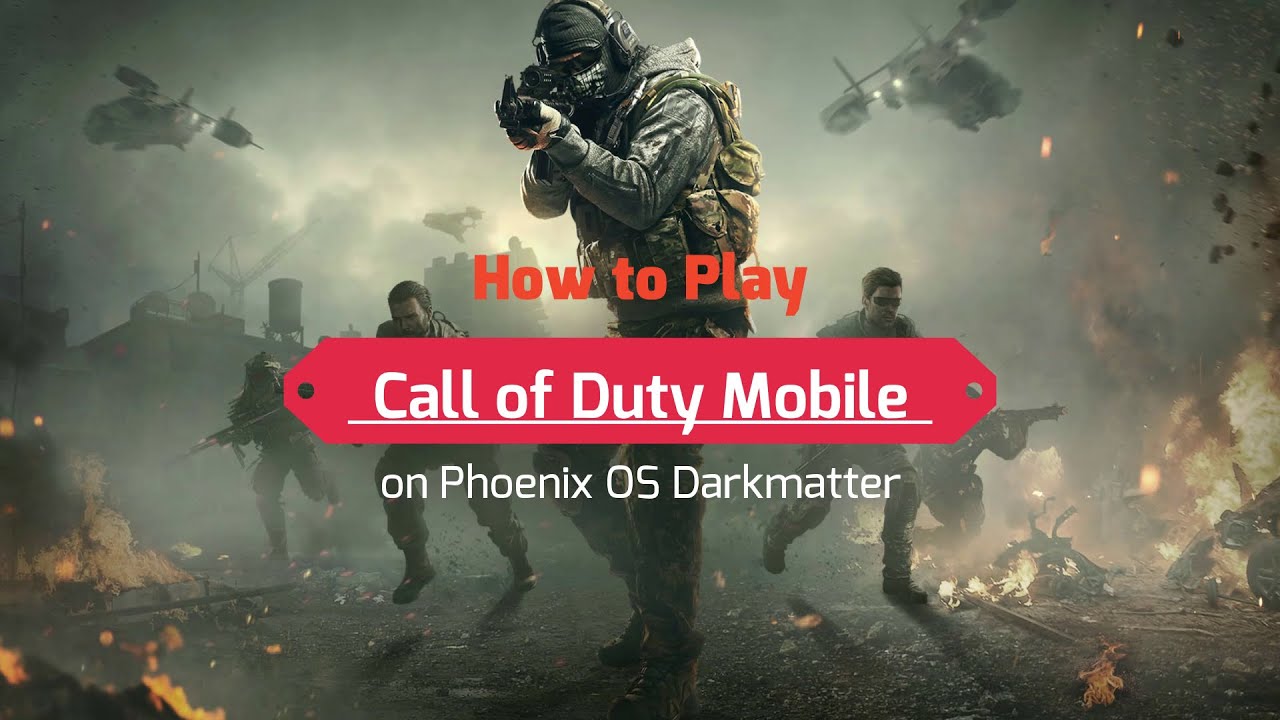 How to play Call of duty mobile on phoenix os Darkmatter 4.4 - YouTube