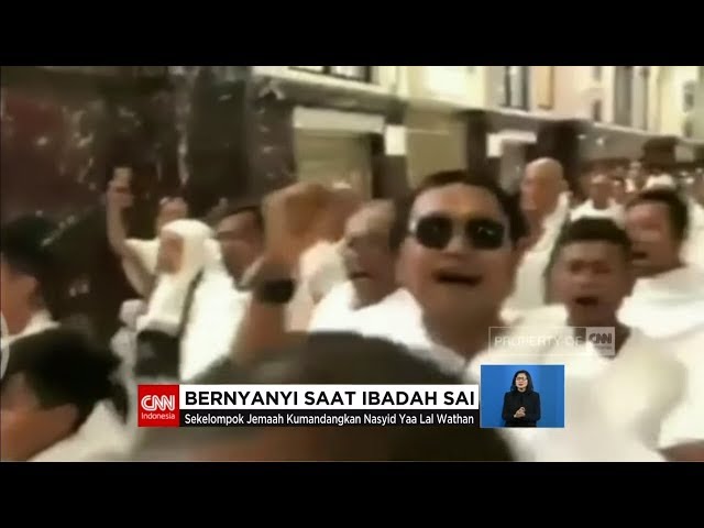 Tak Patut Ditiru, Jemaah Umrah GP Ansor Banser Bernyanyi Saat Ibadah Sa'i class=