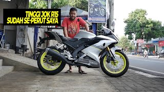 REVIEW Short Man Riding Yamaha R15 V3.0 Flip Flops Ballet #yamaha #r15 #shortman #r15v3