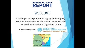 UNCCT Border Challenges in the Tri-Border Area Webinar