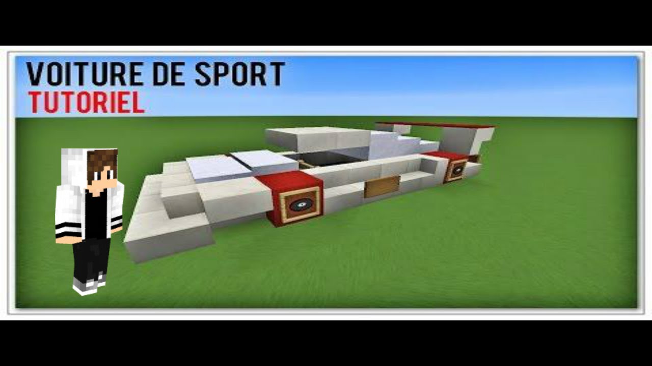 Tuto Minecraft comment faire cette superbe voiture de sport - YouTube