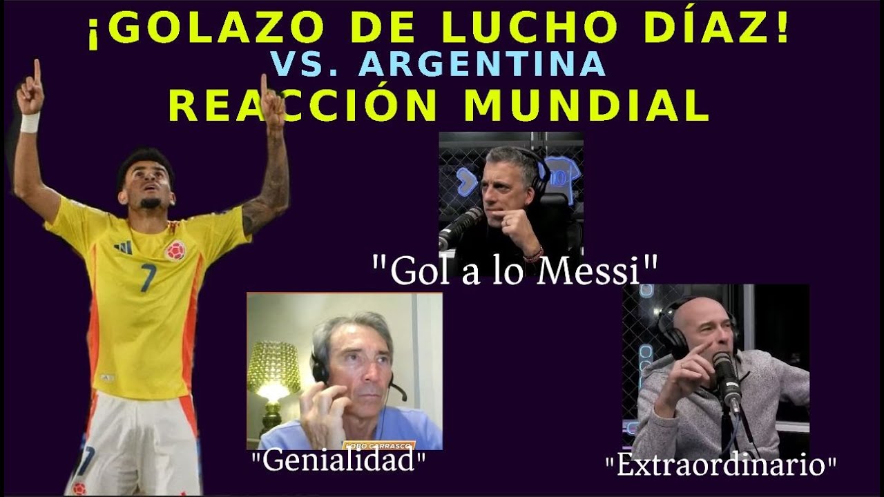 ¡GOLAZO de LUIS DÍAZ deja locos a narradores!