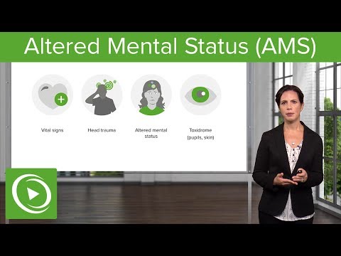 Altered Mental Status: Common Causes & First Steps – Emergency Medicine | Lecturio