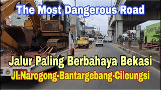 Bekasi's Most Dangerous Route Jl. Narogong-Bantargebang-Cileungsi