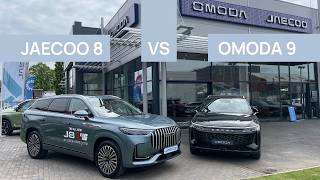 JAECOO 8 vs OMODA 9 | Comparison review
