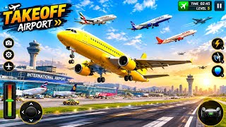 ✈️ Flight Airplane City Pilot Simulator | Boeing 747 Flight Emergency Landing 🛬 | Android Mobilegame screenshot 2
