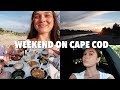 VLOG: weekend on the cape! beach, dinner, spending time with family