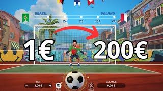 TU MET 1€ SUR CE JEU ! TU REPART AVEC +200€ 😱 (Penalty-MyStake) screenshot 3