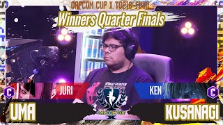 【CAPCOM CUP X】Top16 - Final『WQF』UMA（ジュリ/C） vs KUSANAGI（ケン/C）