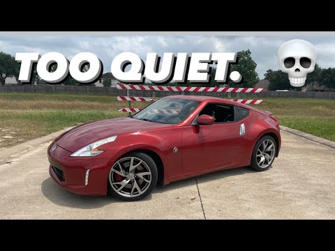 The Z was too quiet. So I made it LOUDER! Muffler Delete on a 370Z
