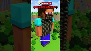 10.000 Minecraft Sword Dilempar Ke Steve Raksasa🤩 #minecraft #shorts