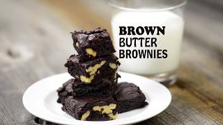 BROWN BUTTER BROWNIES