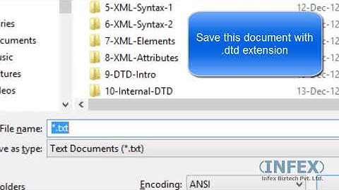XML   11 external dtd | how to learn xml programming language, web designing html