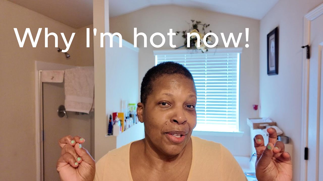 Why I'm Hot (Menapause)+Mini Grocery Haul +Skin Care +| Bald Look | GO10LISA