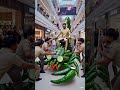 "Vegetable Art Decoration 🥒🌶️ | Creative Food Design in Mall"#aishorts #aivideo
