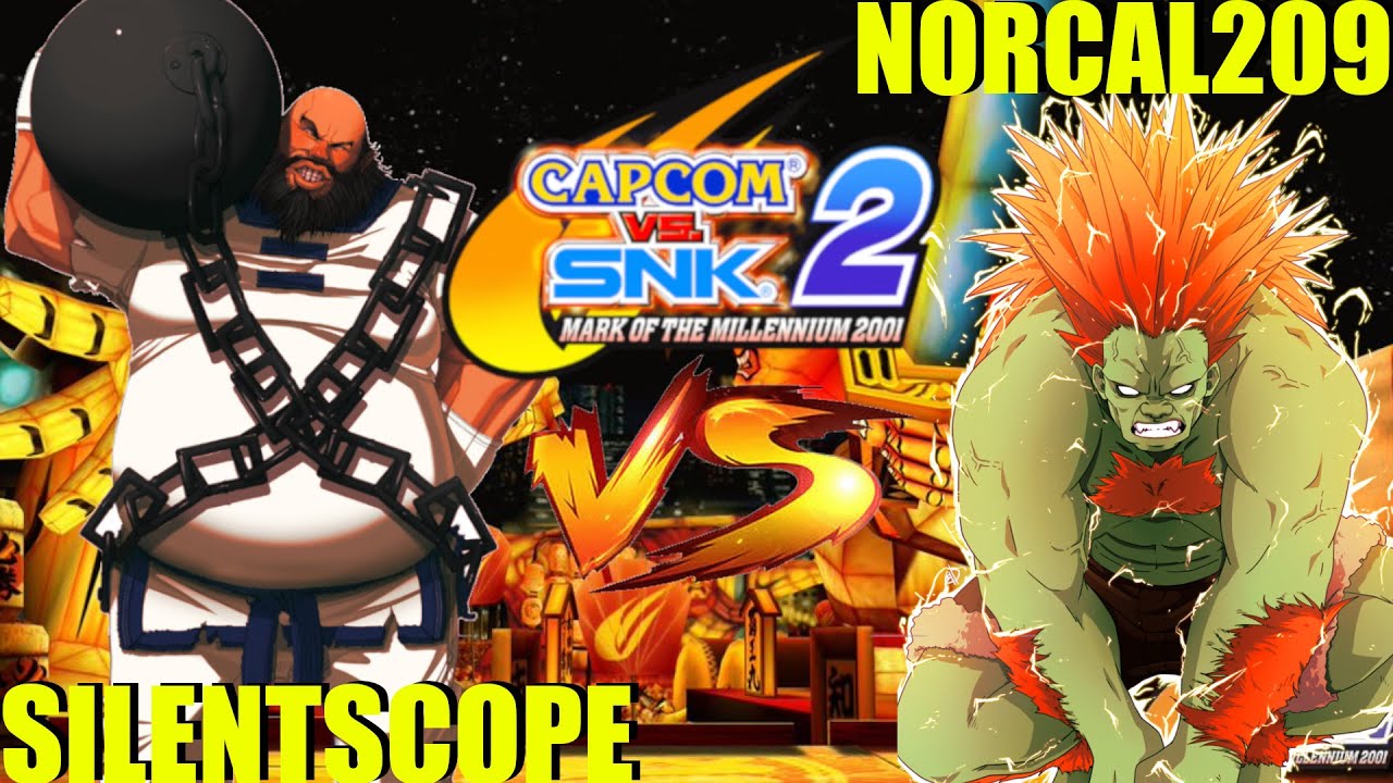 Capcom vs SNK 2: SILENTSCOPE vs NORCAL209 (CvS2) pt 2