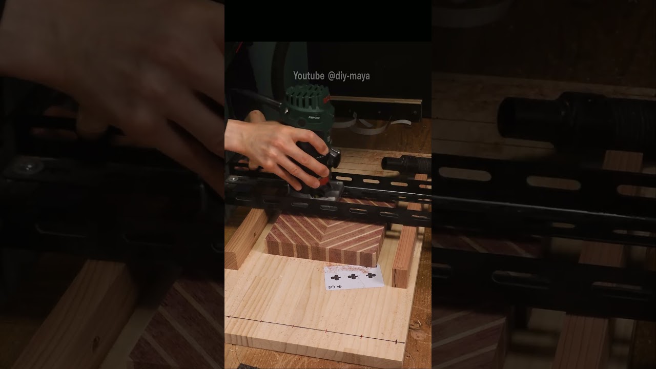 シンプル平面出しジグ/DIY Router Sled Jig #woodworking #diy #tools
