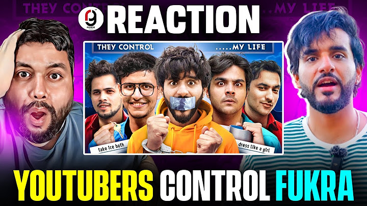 FUKRA INSAAN - My Famous Youtuber Friends Control my life for 24 hours | REACTION BY RG #reaction