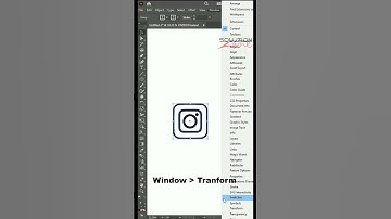 Transform Effects in Adobe Illustrator #shorts #virlshorts #shortsfeed