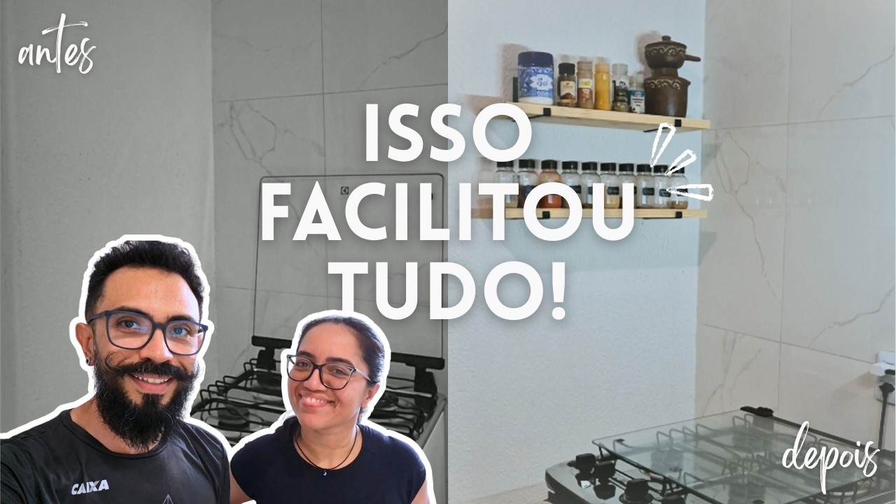 Primeiras prateleiras: Mais espaço na cozinha sem reforma.