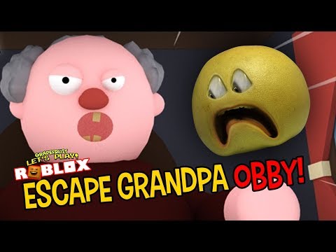 Escaping Grandpa In Roblox Obby - cookie swirl c roblox obby escape grandpa