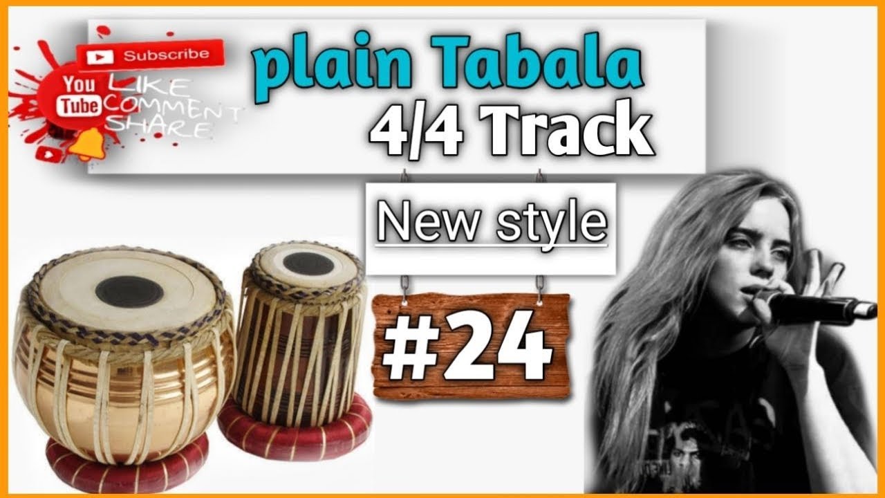 తబలా 4/4 మ్యూజిక్ ట్రాక్ Tabla music track Tabala Music Track
