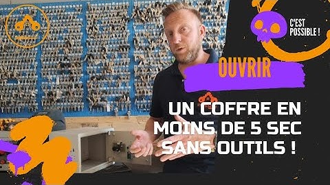 Ouvrir un coffre en moins de 5 secondes sans outils! c'est possible !