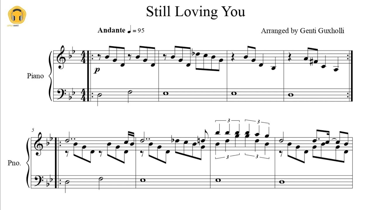 Still Loving You by Scorpions (Piano Solo/Sheets) - YouTube