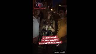 هنا شيحا بعد تصوير احد البرامج Hana Sheha