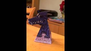 Amazing dragon optical illusion.