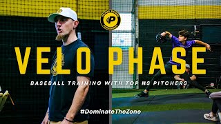 WINTER TRAINING IS HEATING UP | Velocity Training with 2026, 2027 and 2029 RHP. #DominateTheZone