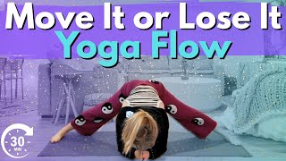 45-Minute Vinyasa Yoga Flow for Strength, Mobility & Longevity | “Move It or Lose It”