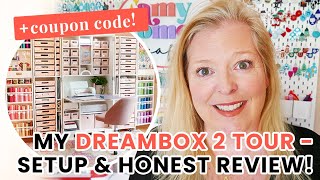 Dreambox 2 Tour - My Craft Room Setup &amp; Honest Review + a coupon code!
