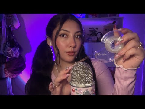 ASMR brain massage! 🖤 Tape on the mic w other covers too!! bare, fluffy, and foam