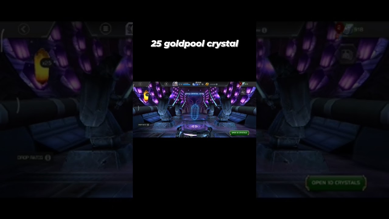 25 goldpool crystal opening..not getting something but good amount of gold 