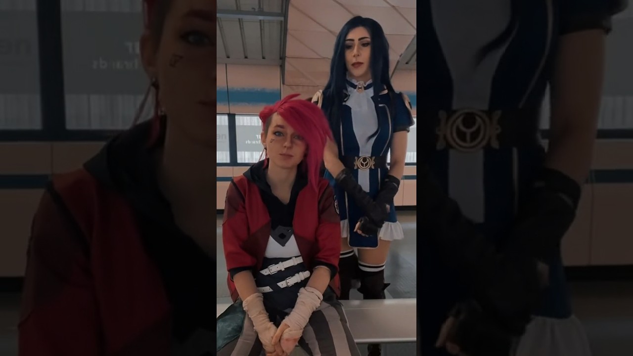 CaitVI Who is in Charge?  - Caitlyn and VI in Real Life - Arcane cosplay