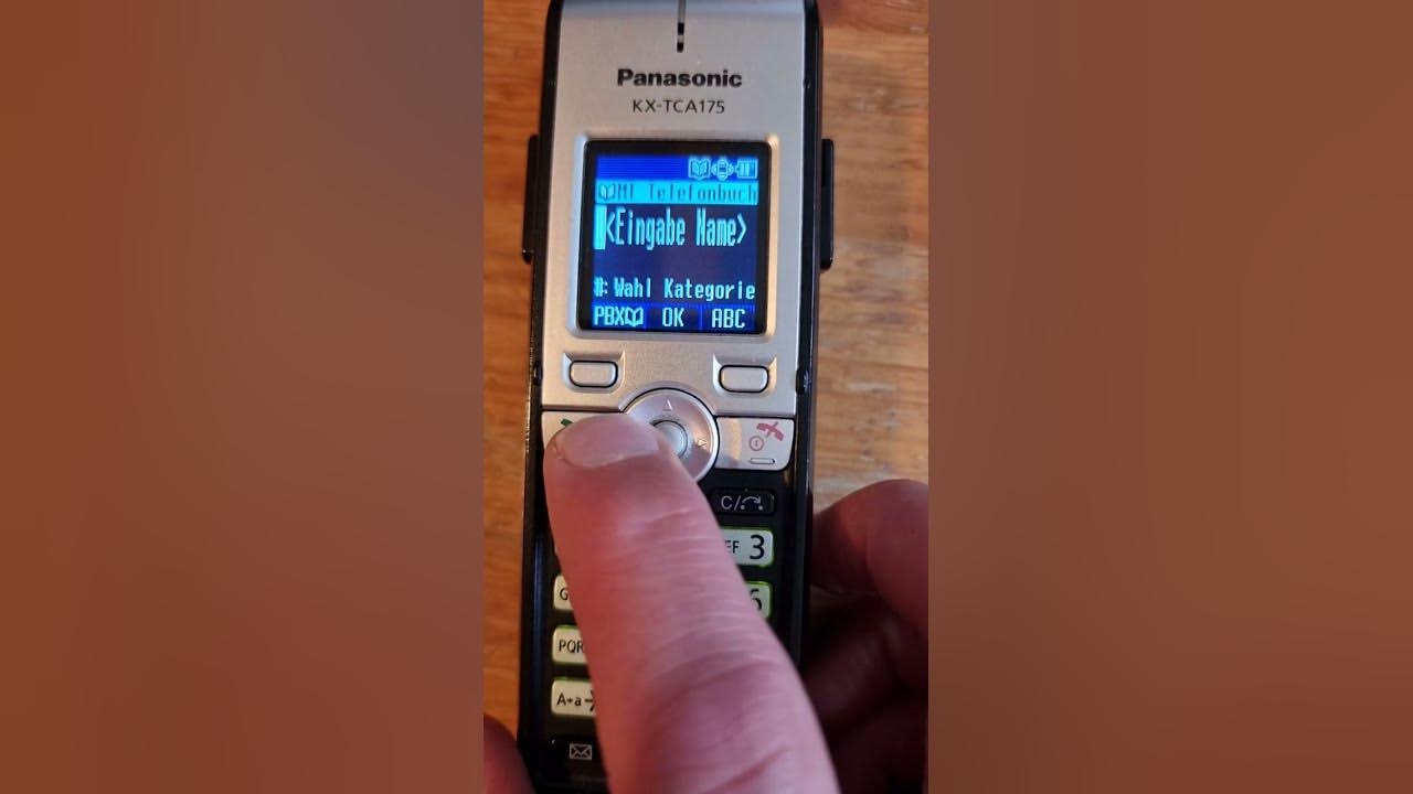 Howto Factory Reset Restore Default Setting on Panasonic KXT TCA 175