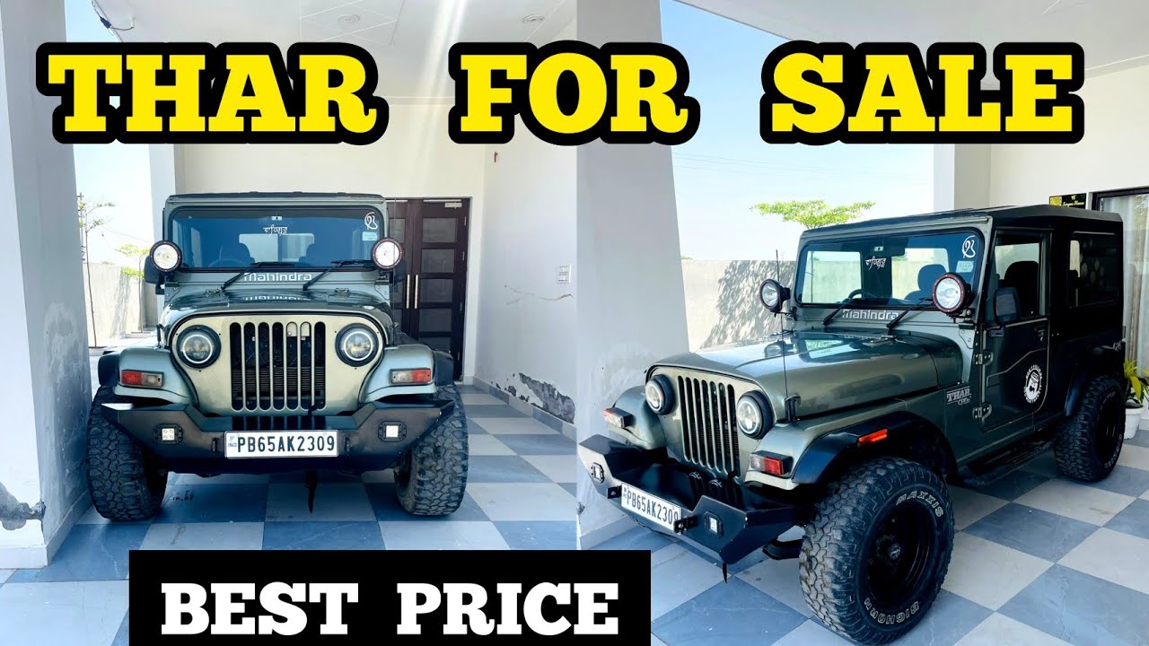 Thar sale in punjab thar for sale / second hand mahindra thar