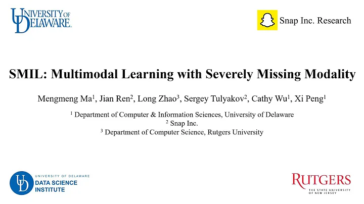 [AAAI 2021] SMIL: Multimodal Learning with Severely Missing Modality (15 min intro)