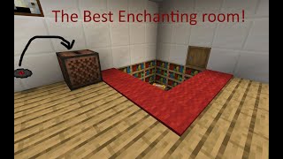 Minecraft Tutorial The best secret enchanting room on bedrock.
