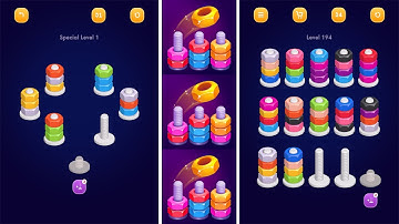 Nut Sort: Color Sorting Game - Gameplay Walkthrough (iOS, Android)