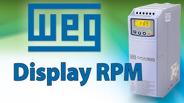 WEG CFW300/320 VFD Display RPM from AutomationDirect