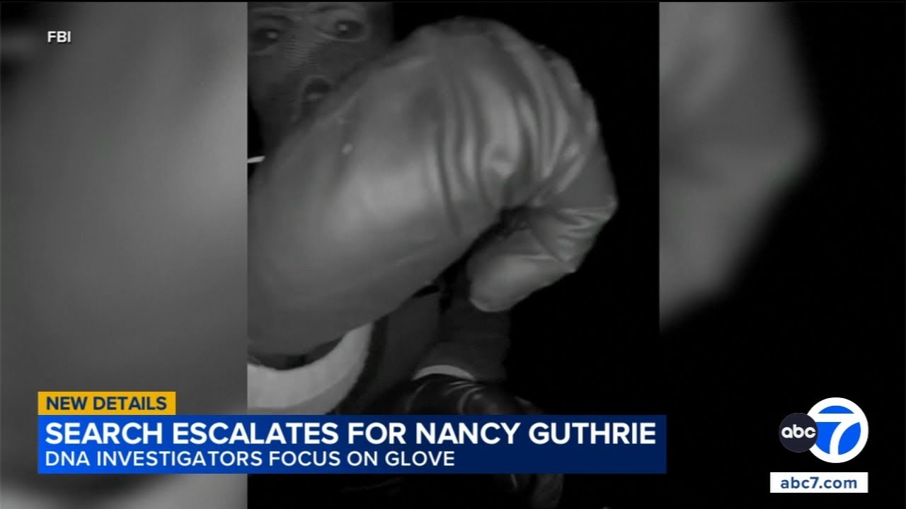 Nancy Guthrie update: DNA of unknown male profile lifted from glove found near home