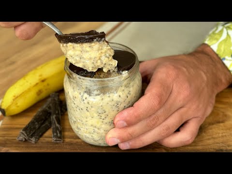  Overnight oatmeal in a jar in a minute! LOW-CALORIE and HEALTHY! Even children eat